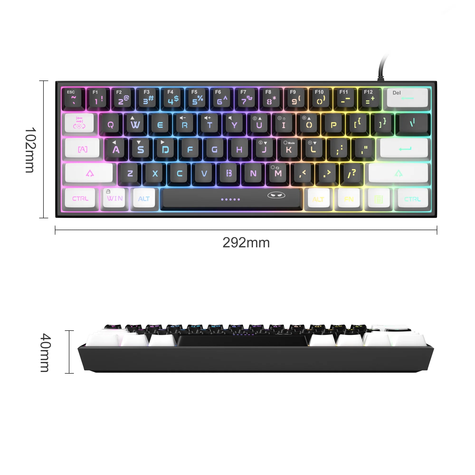 MageGee Traveler 61 Compact Keyboard