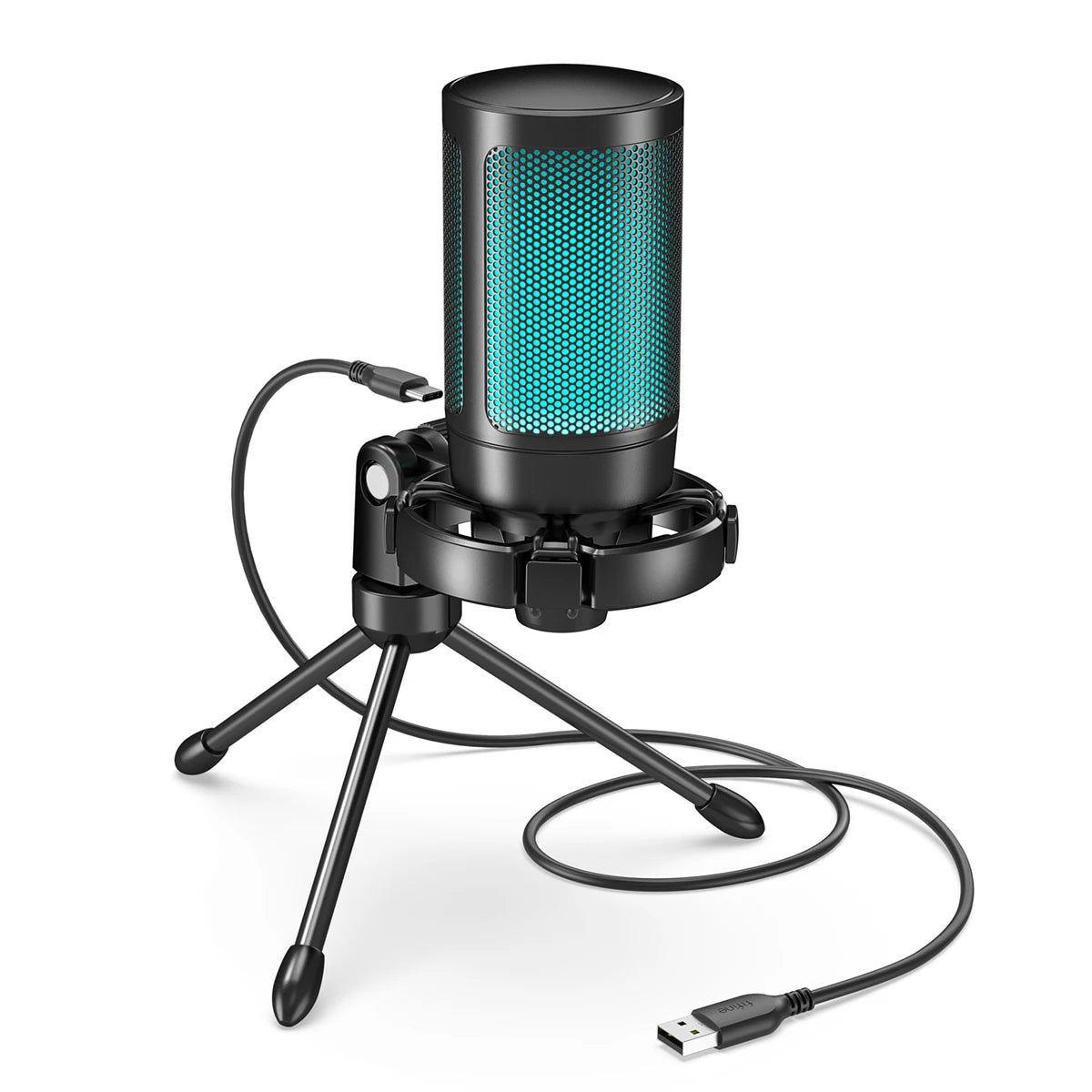 AmpliGame Voice RGB Studio Microphone