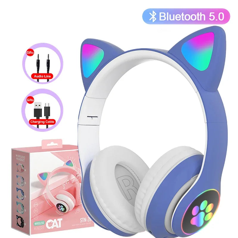 KittyGlow Bluetooth Headphones