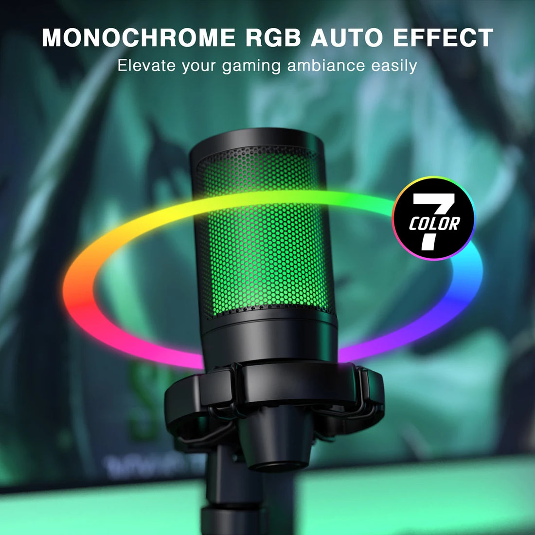 AmpliGame Voice RGB Studio Microphone