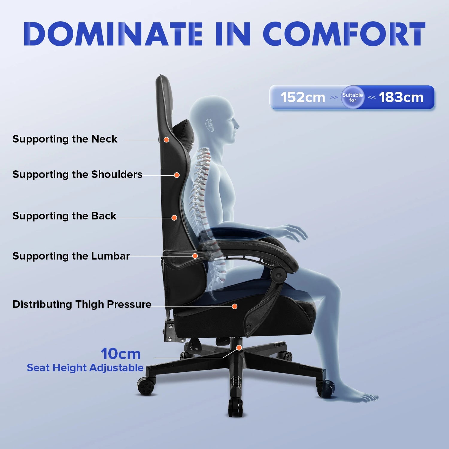 Habitual Racer Ergonomic Chair
