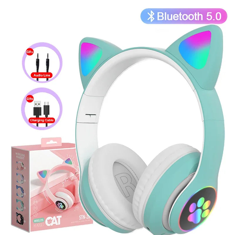 KittyGlow Bluetooth Headphones
