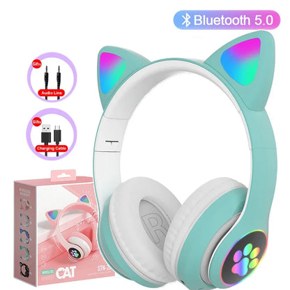 KittyGlow Bluetooth Headphones