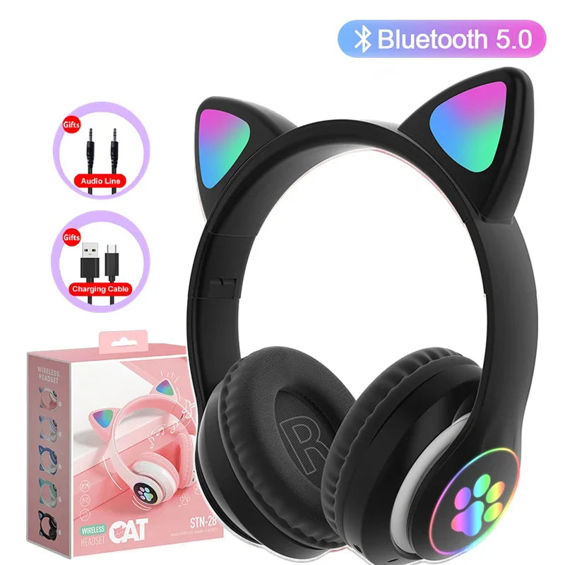 KittyGlow Bluetooth Headphones