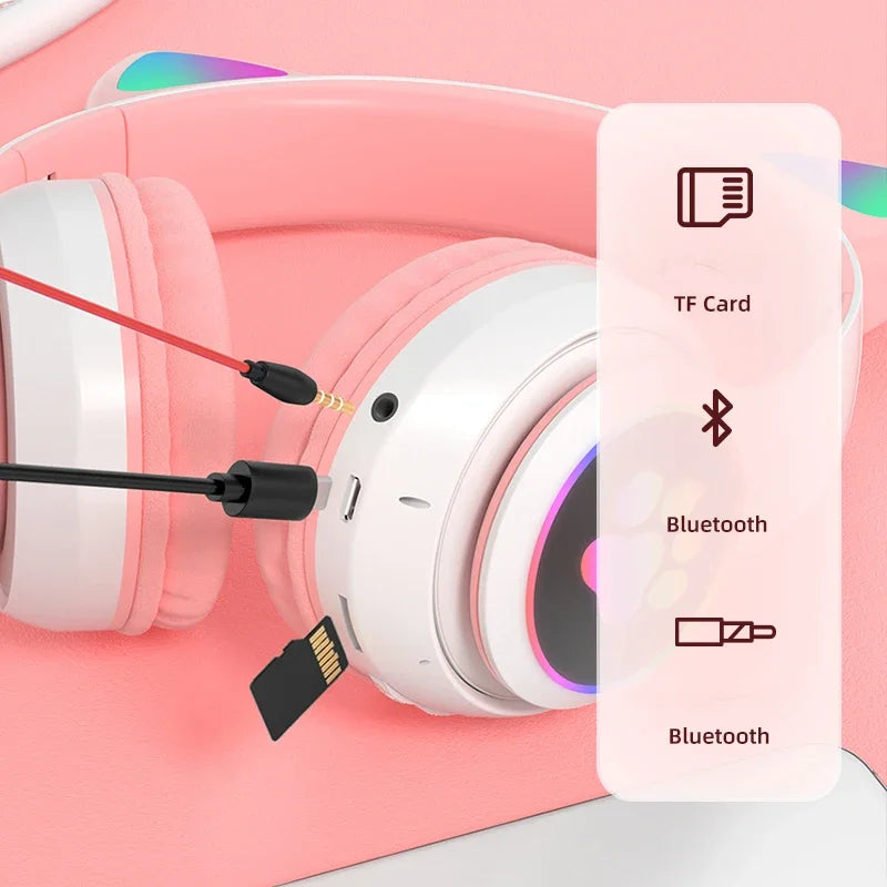 KittyGlow Bluetooth Headphones