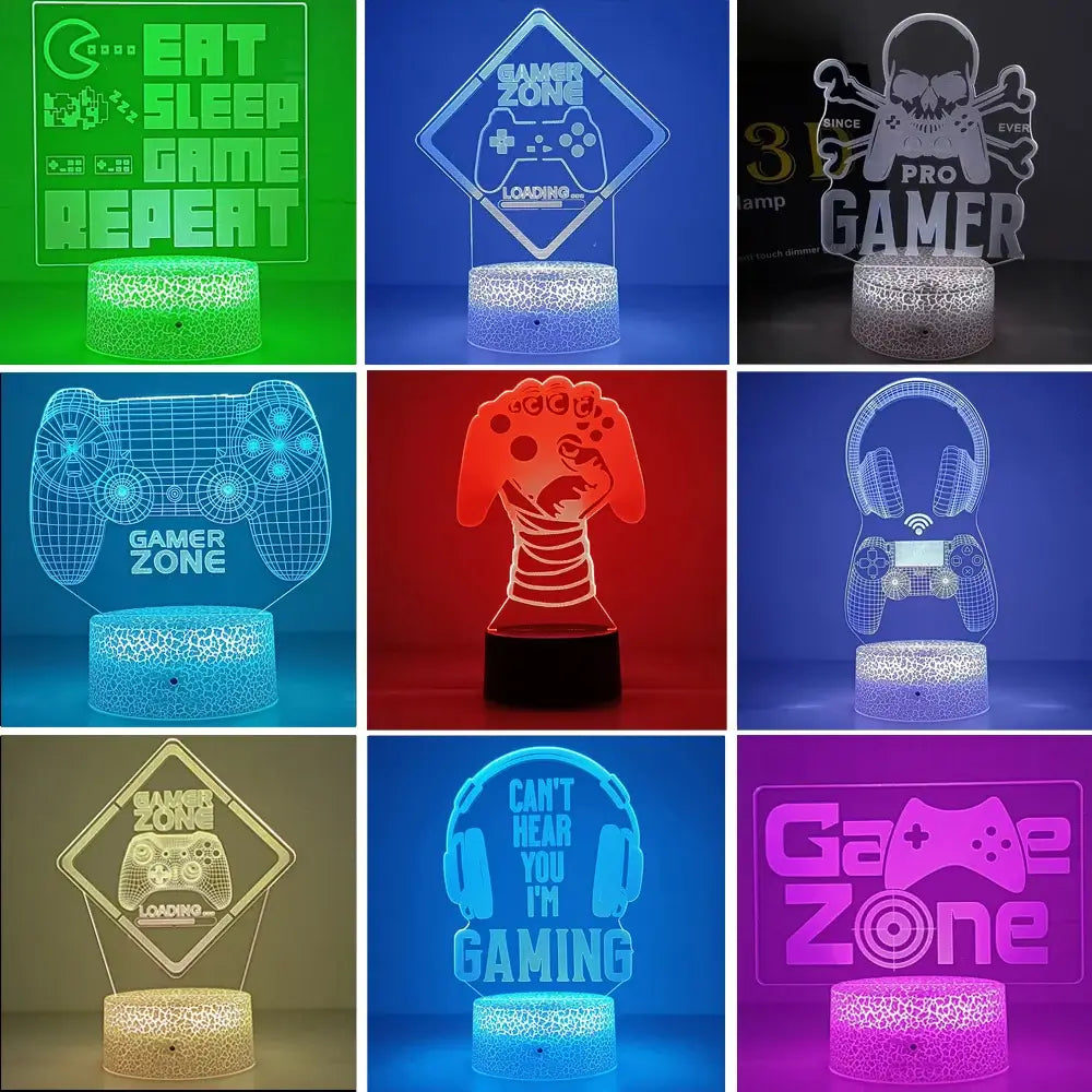 NerdNest 3D Table Lamp