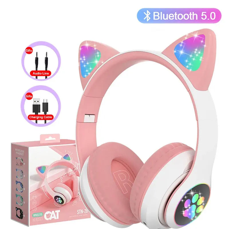KittyGlow Bluetooth Headphones