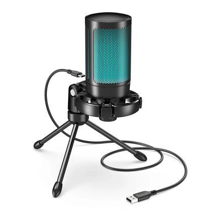 AmpliGame Voice RGB Studio Microphone