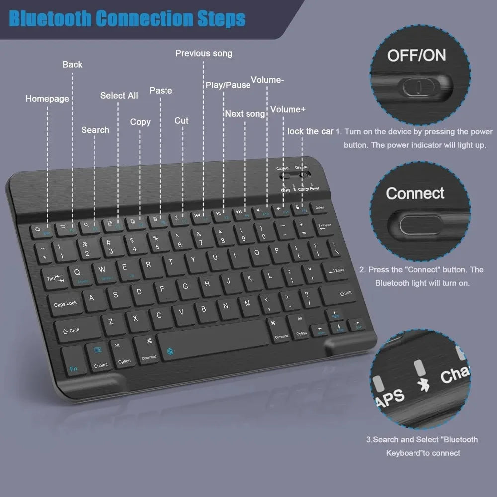 MultiTab Pro Bluetooth Keyboard